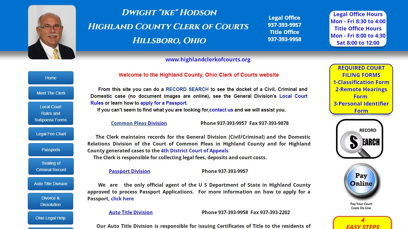 Highland County Clerk of Courts